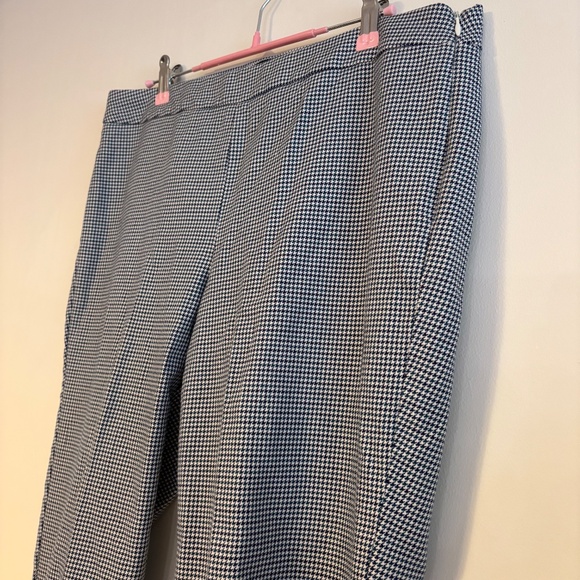 Talbots Black and White Checkered Ankle Pants - Picture 2 of 4
